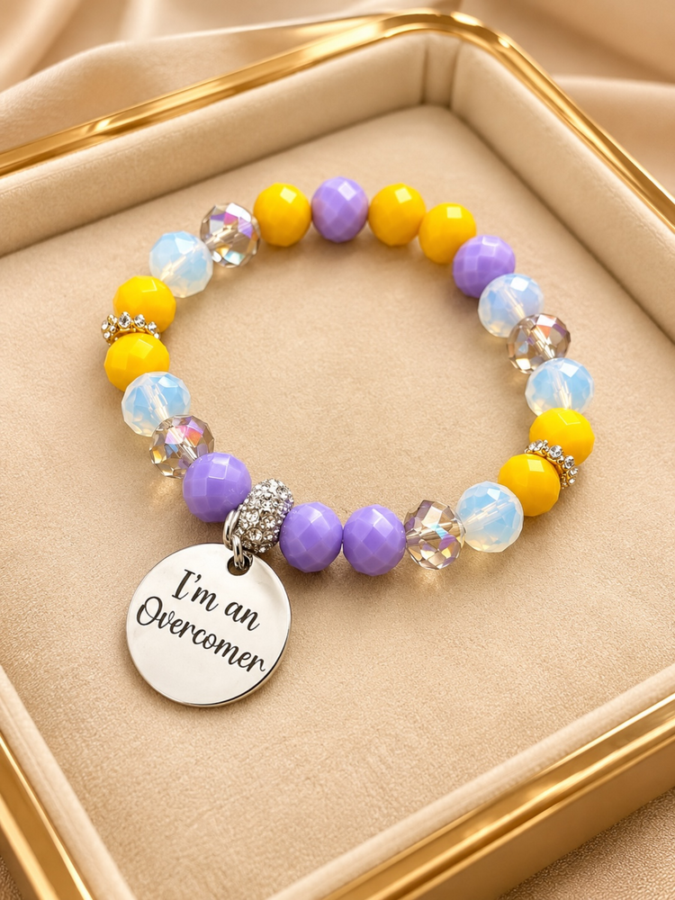 Customized I’m An Overcomer Bracelet (EYW)