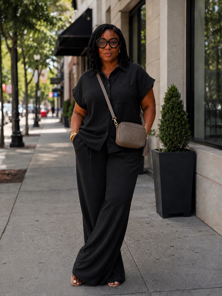 Just A Casual Set-Black