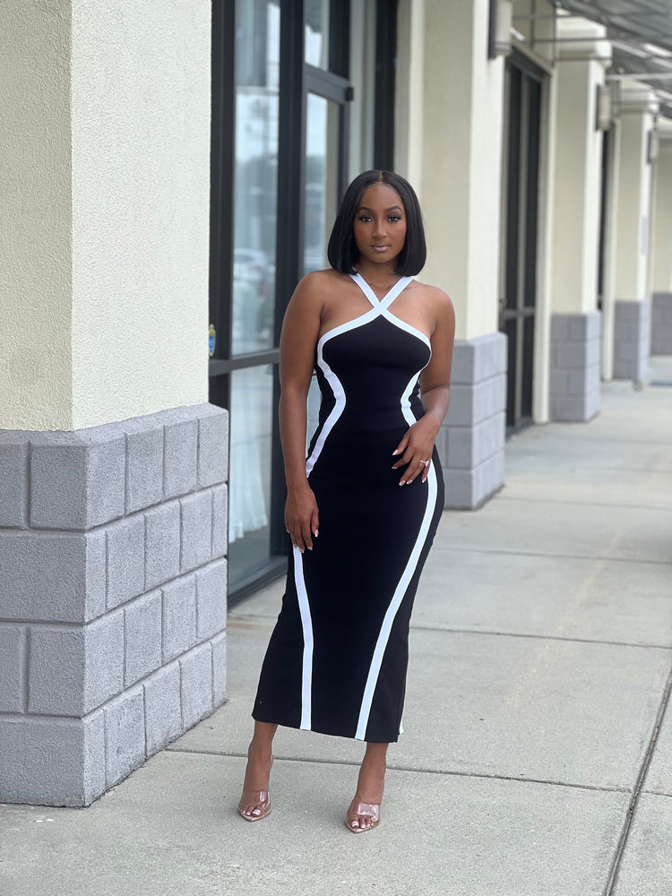 Our Cami Midi Dress (Black)