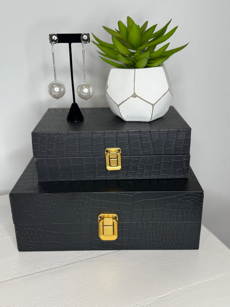 End Pearl Drop Earrings Alc (Silver)