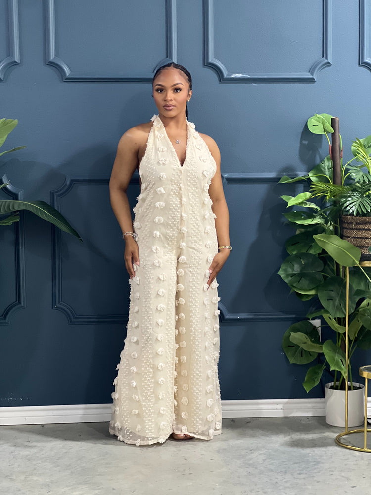 New Spring Jumpsuit-Natural