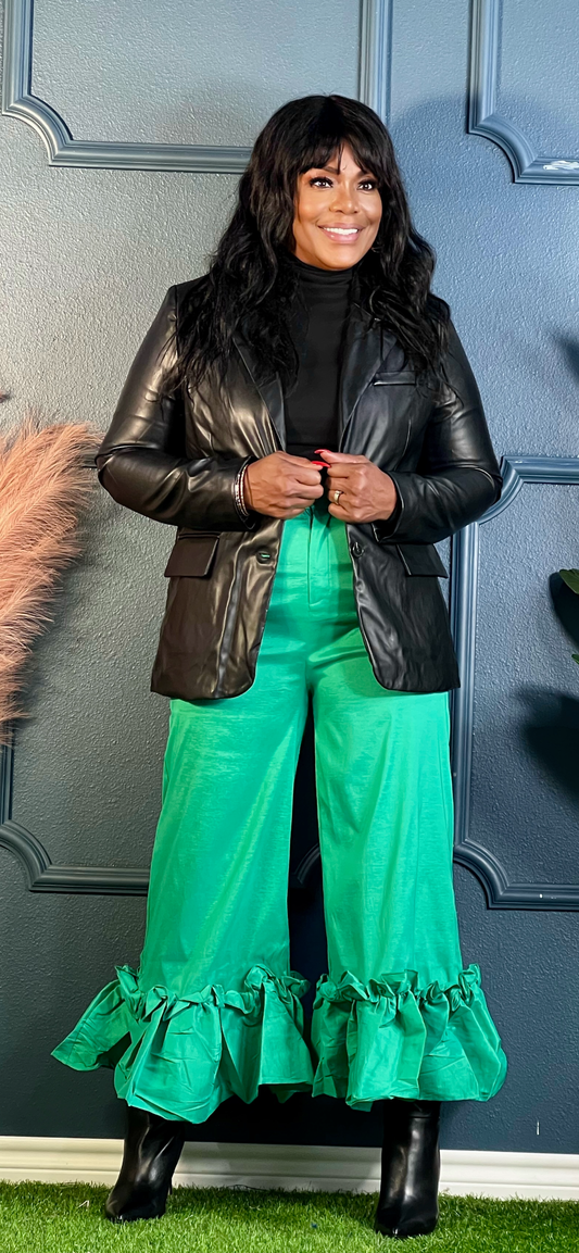 Sassy Glam Pants-Green (Online only)