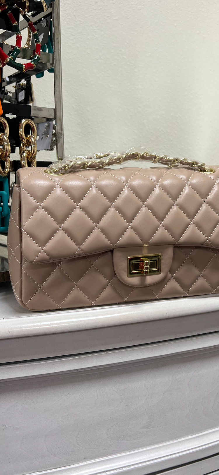 Restocked Medium Quilted Handbag