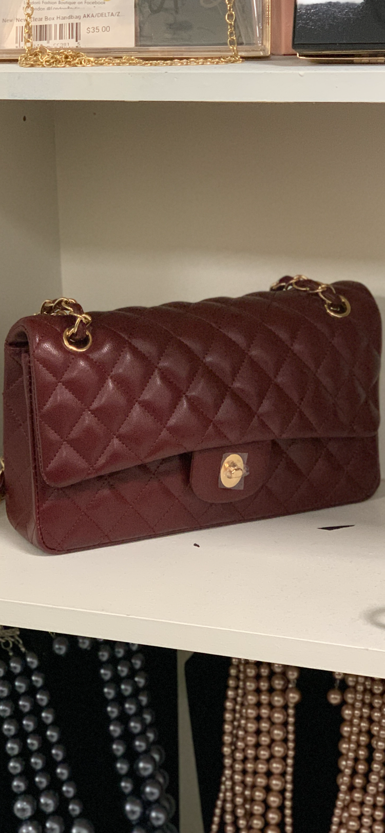 Restocked Medium Quilted Handbag