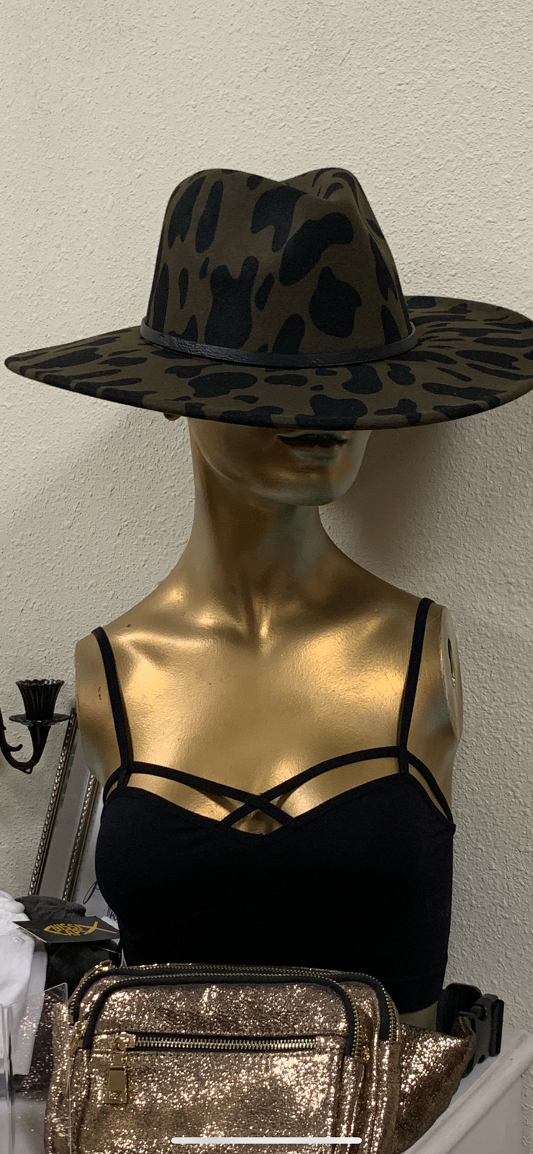 Cowhide Wide Brim Fedora ( 3 colors)