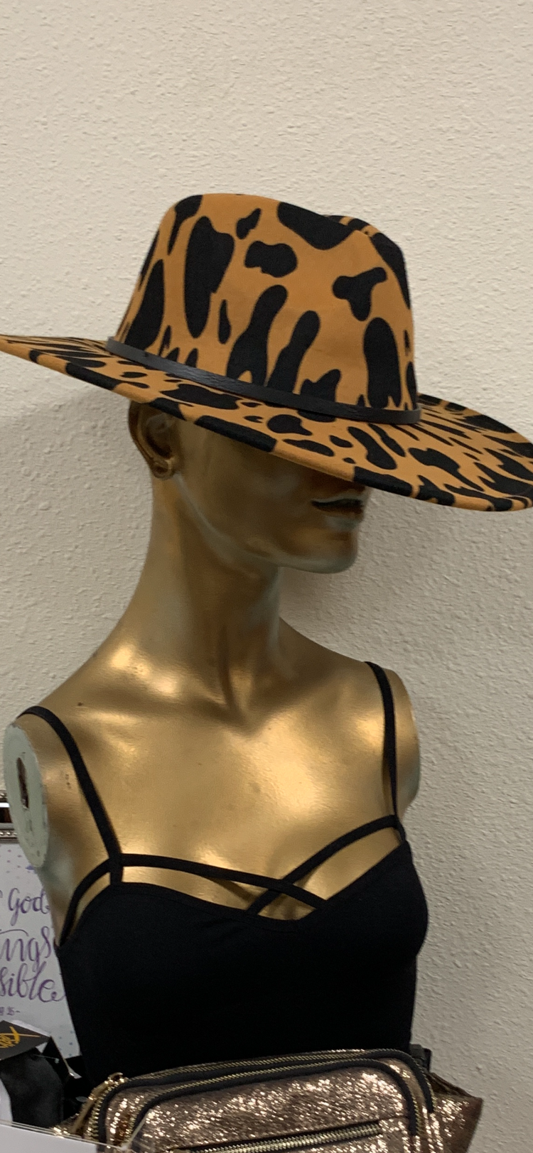 Cowhide Wide Brim Fedora ( 3 colors)