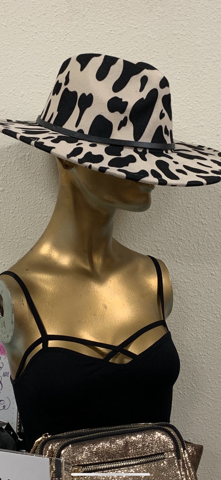 Cowhide Wide Brim Fedora ( 3 colors)