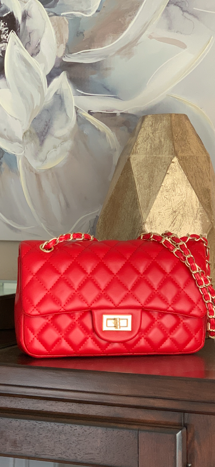 Restocked Medium Quilted Handbag