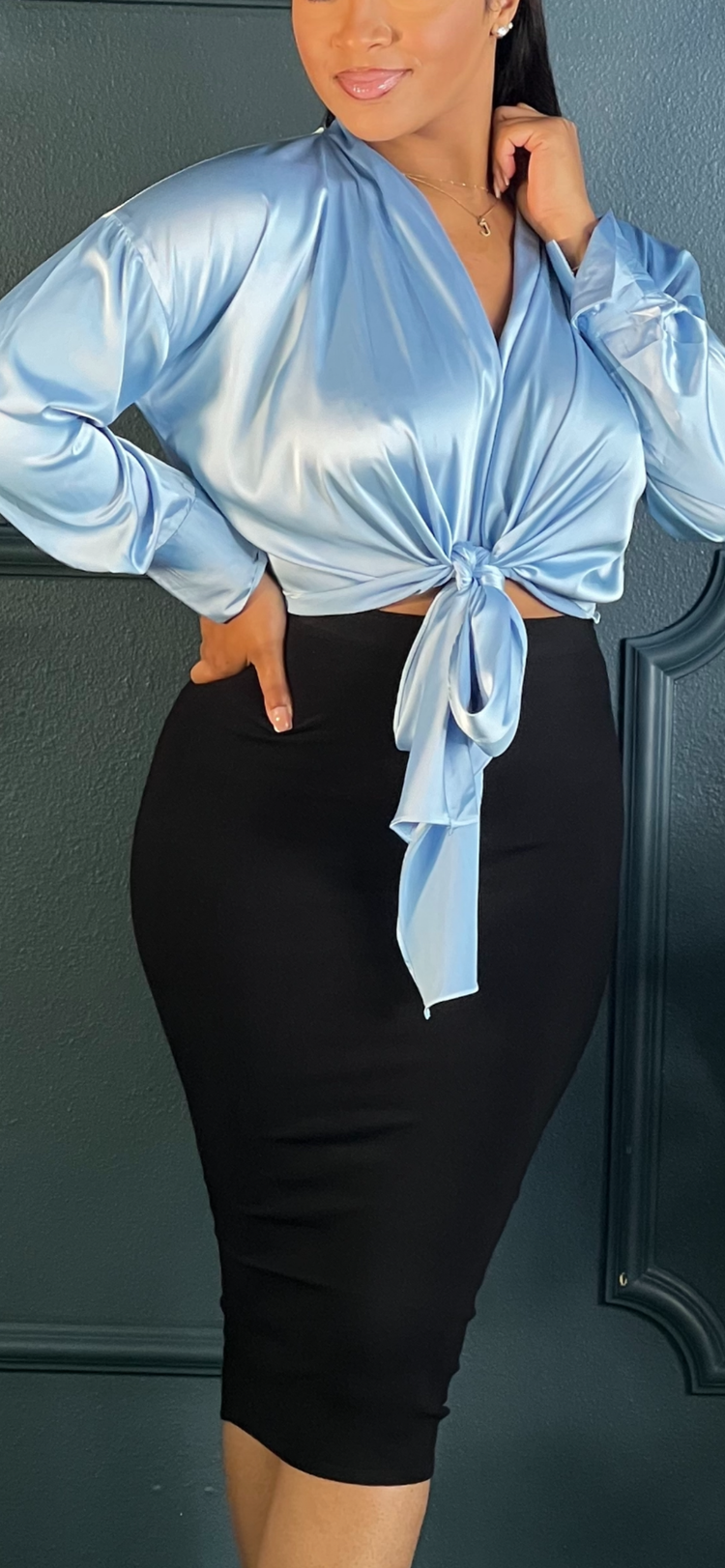 New Pencil Skirt Black