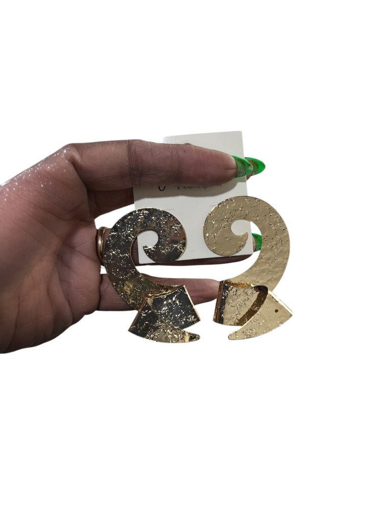 Justice Earrings-Gold