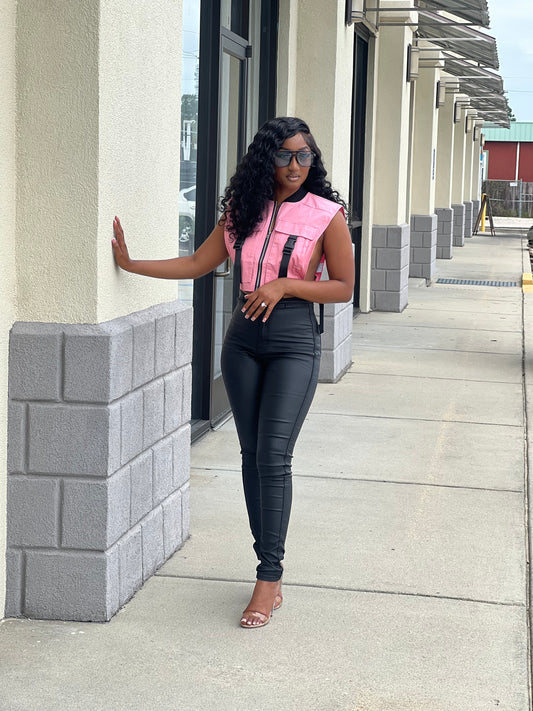 Pink Soldier Vest Top