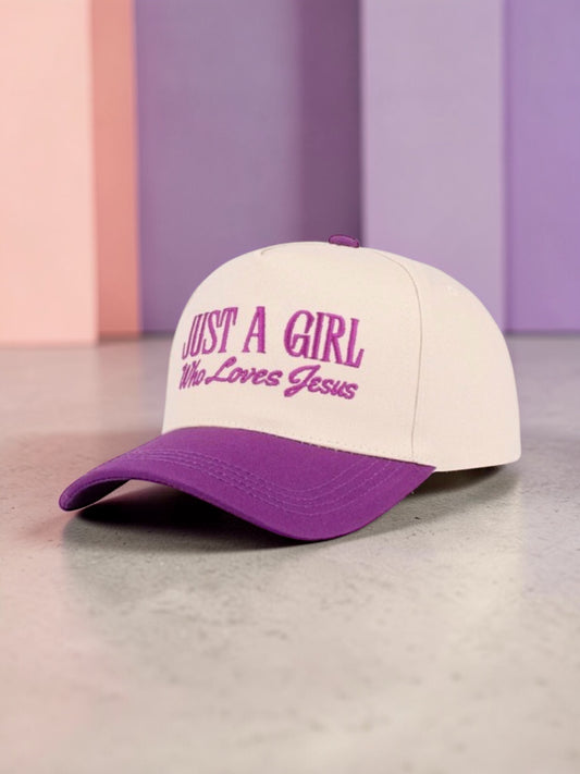 Just A Girl Who Loves Jesus Cap (7 colors)
