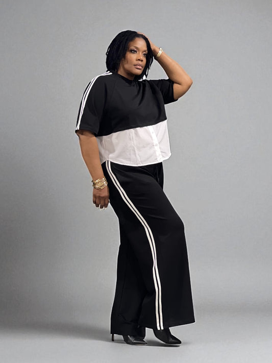 Casual Side Striped Set