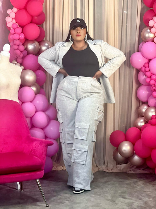 Luxe Collection-Business Jersey Set Plus