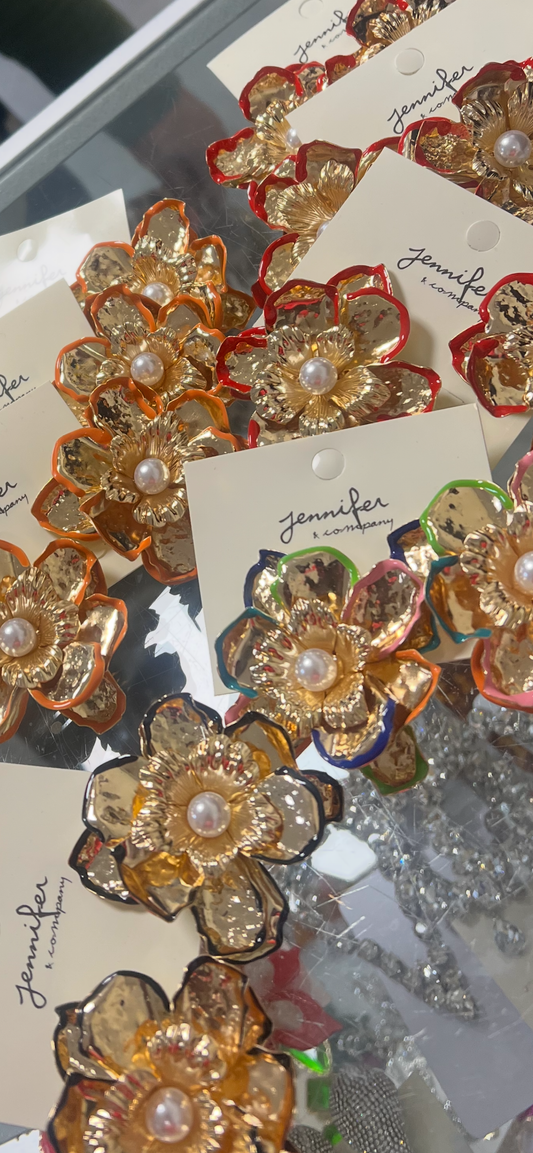 Flower Earrings (5 colors)