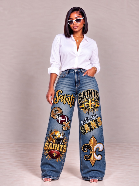 Newly Junk Jeans-Saints 15