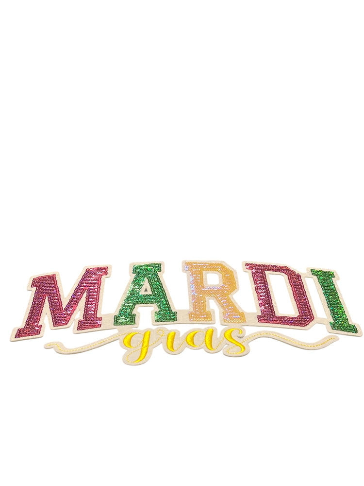 DIY Mardi Gras Sequin Patches Only (5 Styles)