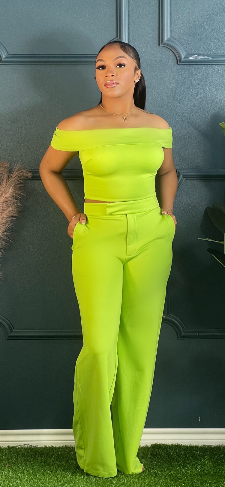 Lime Simply Casual Set