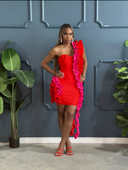 Luxe Collection-Rose Rose Dress