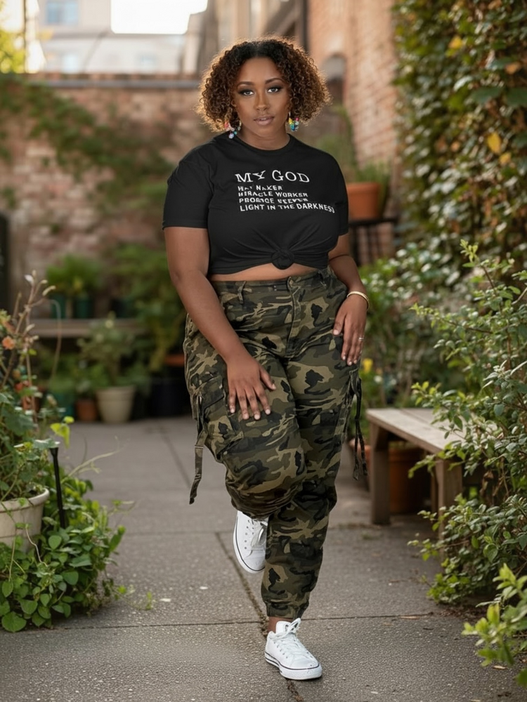 My God Way Maker Tee Shirt (Black)