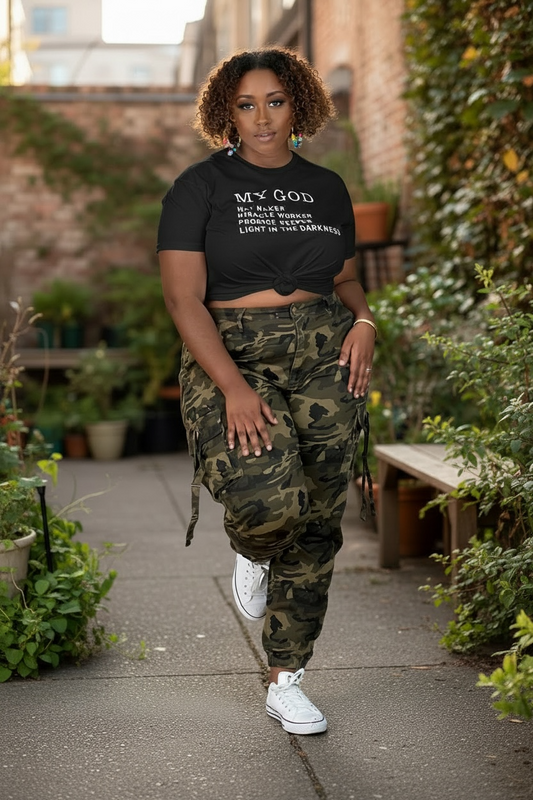 My God Way Maker Tee Shirt (Black)