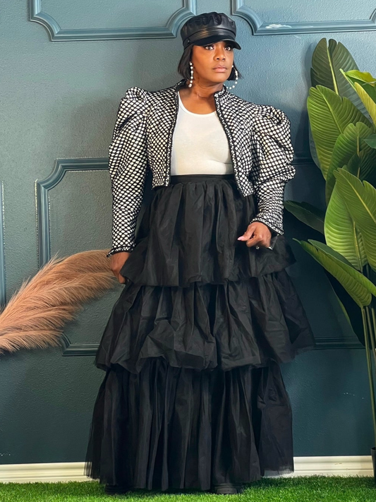 Birthday Collection Black Tulle Skirt (Online only, allow 24hrs)
