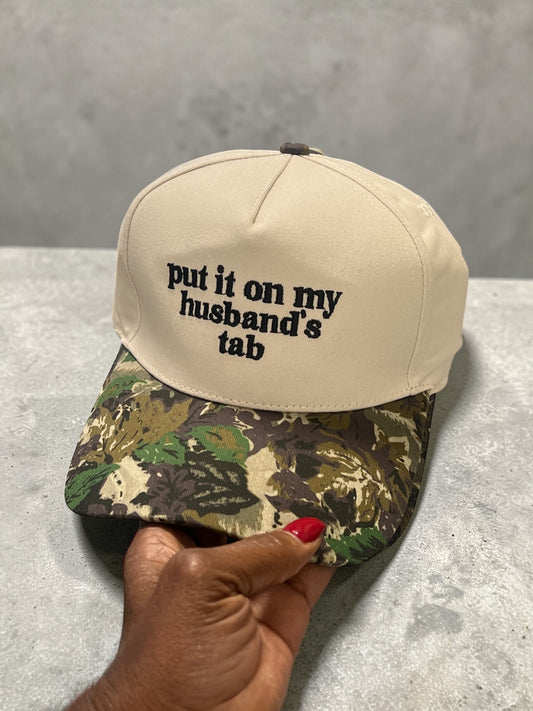 Put It On My Husband’s Tab Cap (5 colors)