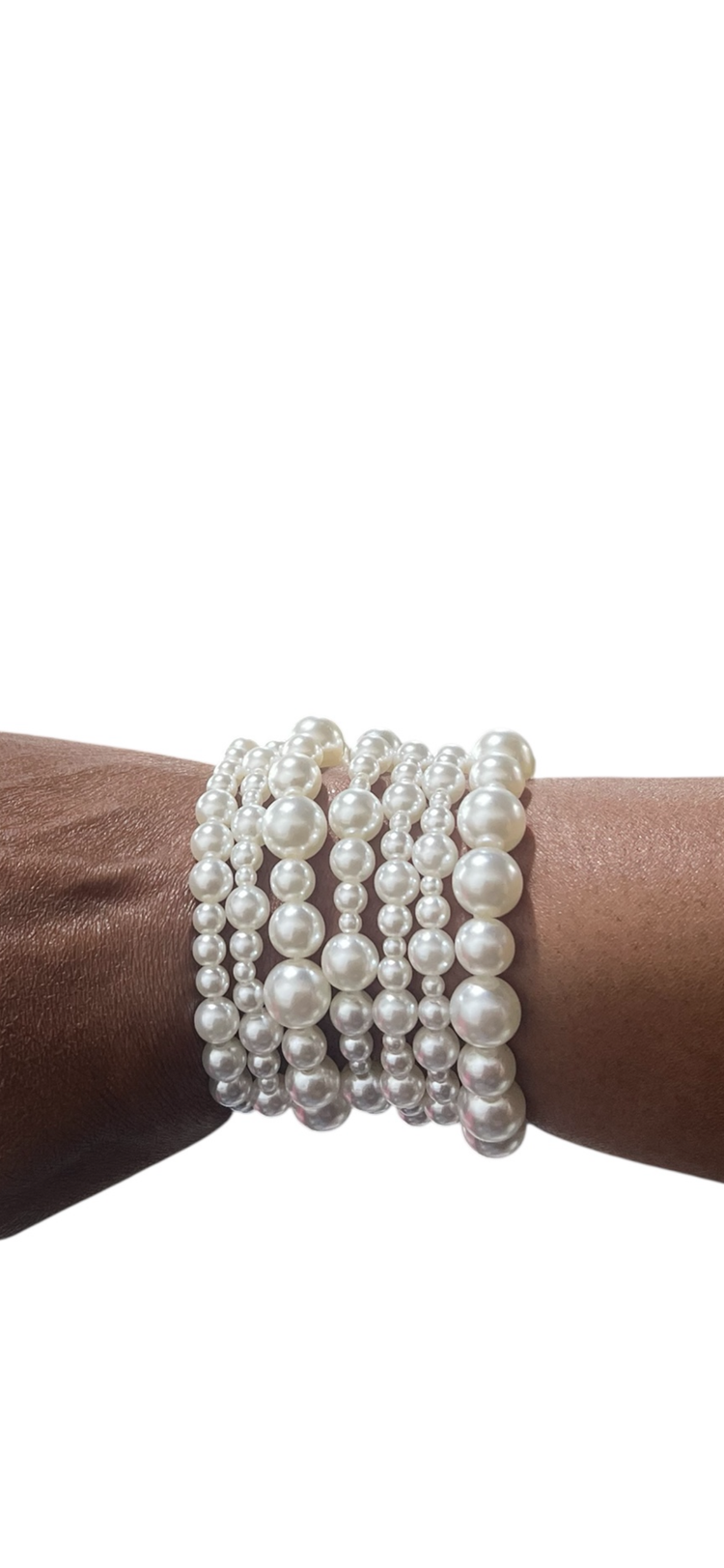 Cluster of Pearl Bracelets