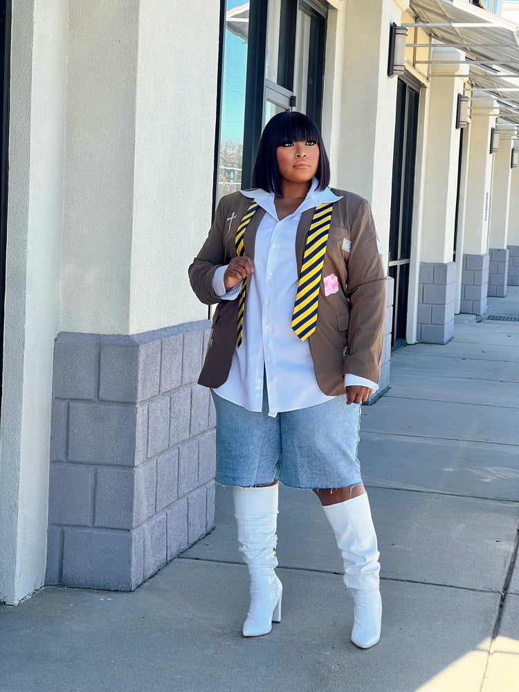 Vintage Customized Blazer (Brown)