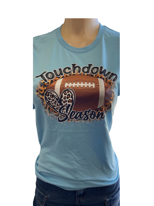 Game Day Tee Shirt-Touchdown Season (4 prints & 2 Colors)