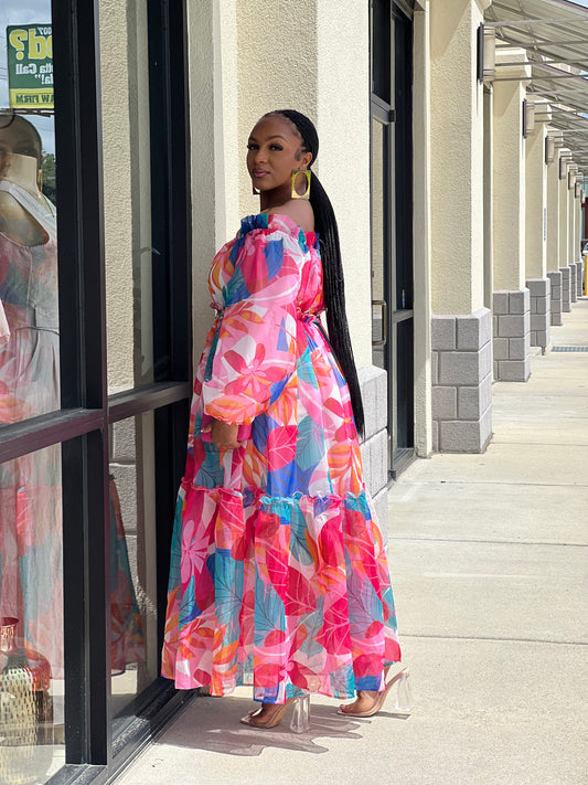 Fun Fashion Dress-Pink