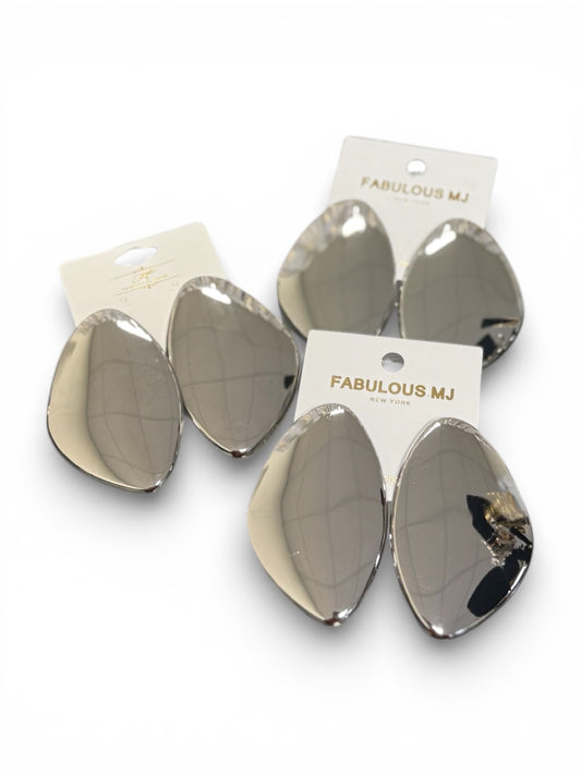 Large Vintage Stud Earrings Alc