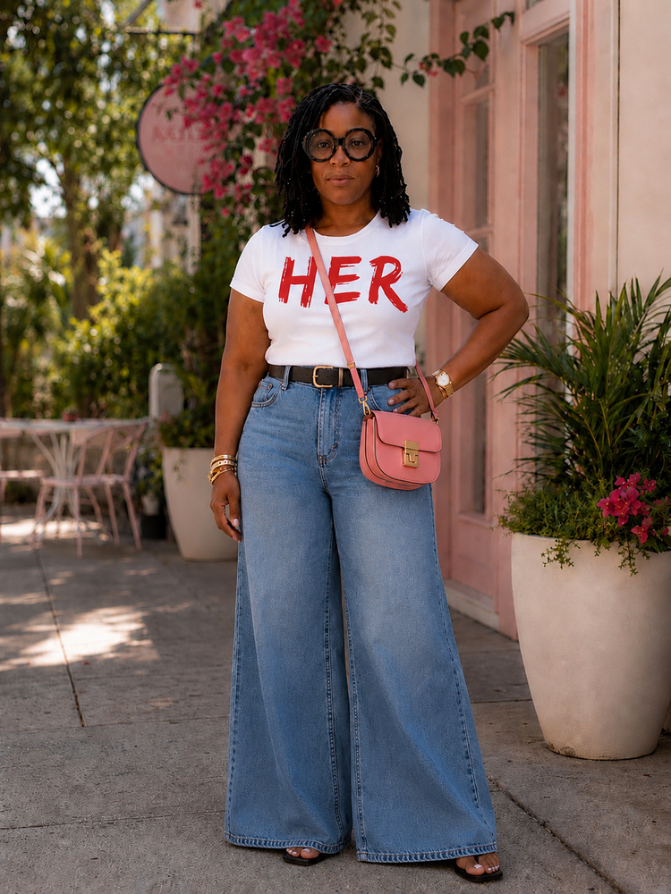 HER Tee Shirt-White