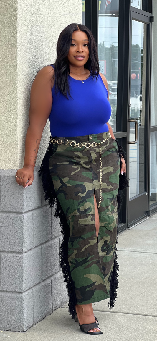 Camouflage Casual Skirt