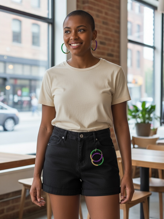 Black Hot Girl Diva Shorts