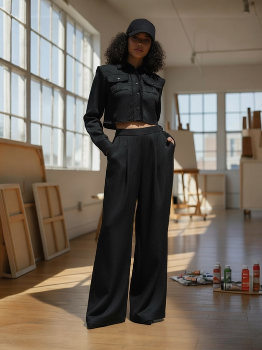 Jess Fall Set-Black