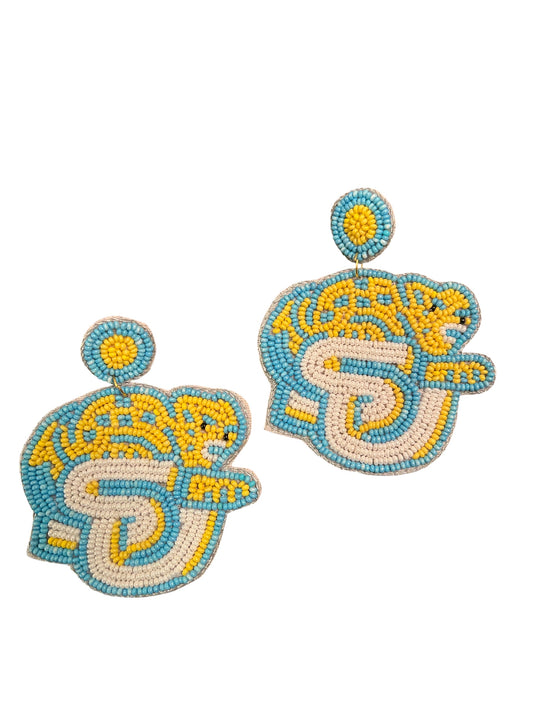 Customized Game Day Earrings-SU