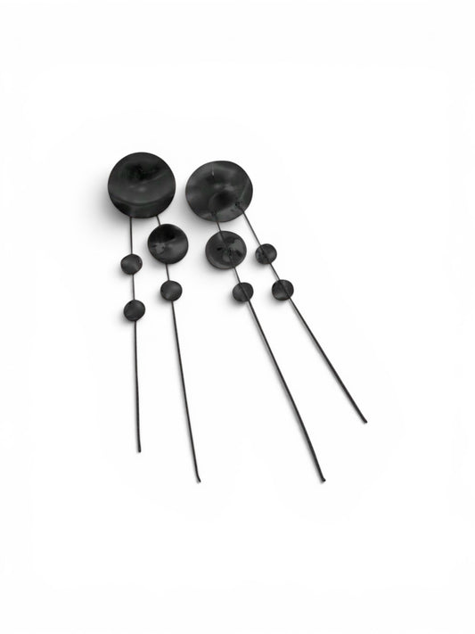 Round Art Earrings (2 colors)