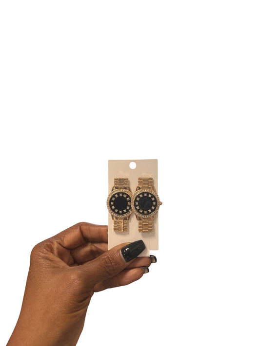 Timeless Earrings Alc-Black