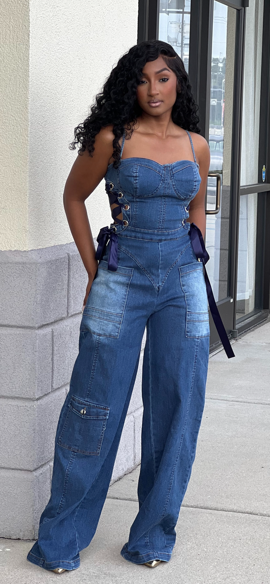 Denim Genie Jumpsuit