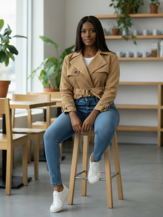 New Crop Blazer Jacket