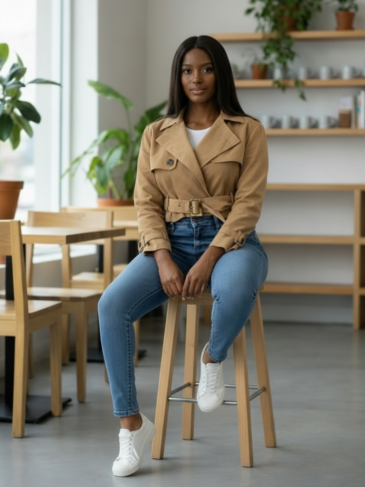 New Crop Blazer Jacket