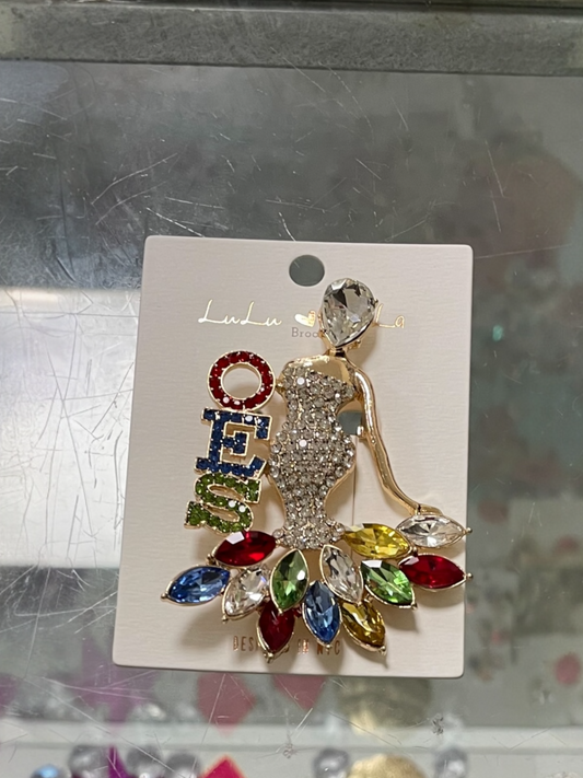 OES Brooch-Lady