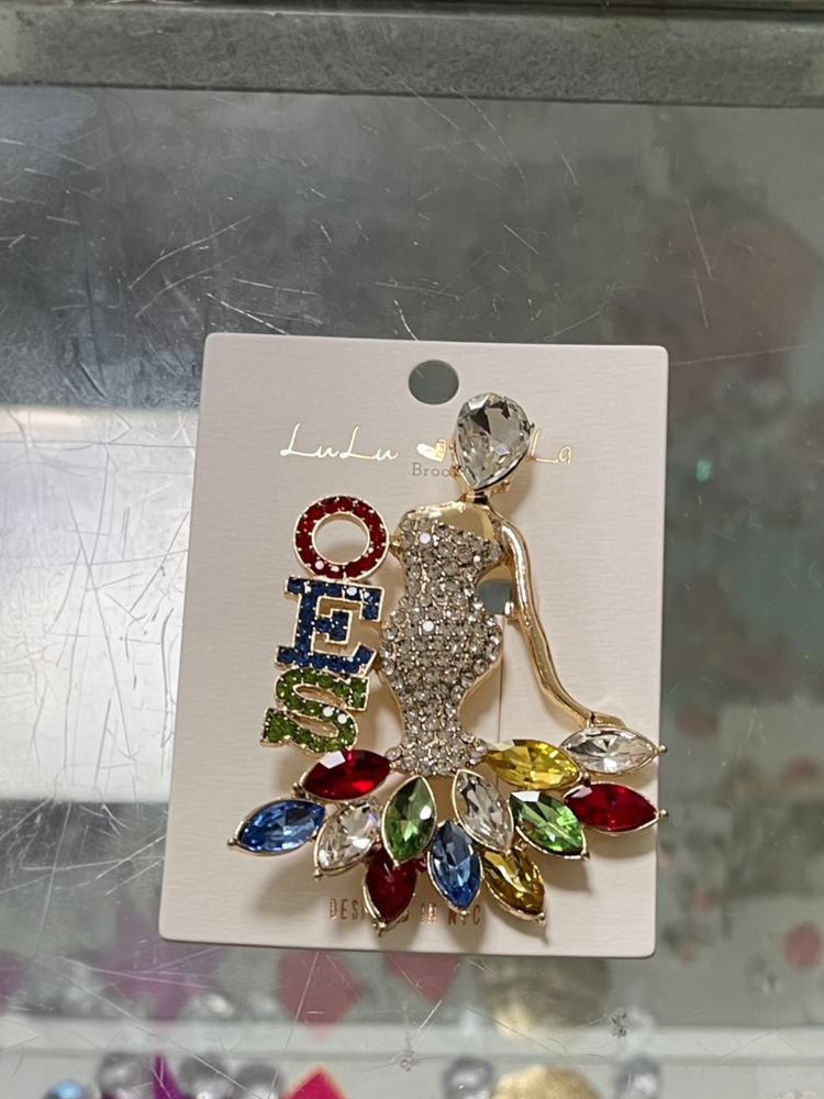 OES Brooch-Lady