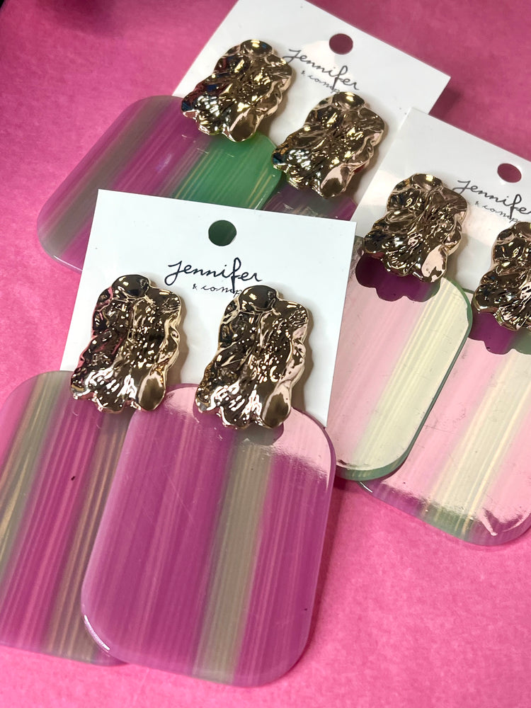 New Big Tortoise Earrings (14 new colors)