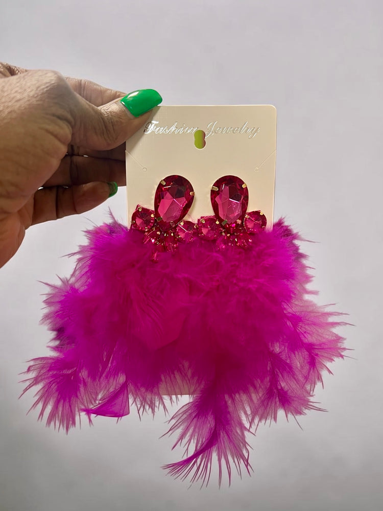 Feathery Earrings (8 colors)