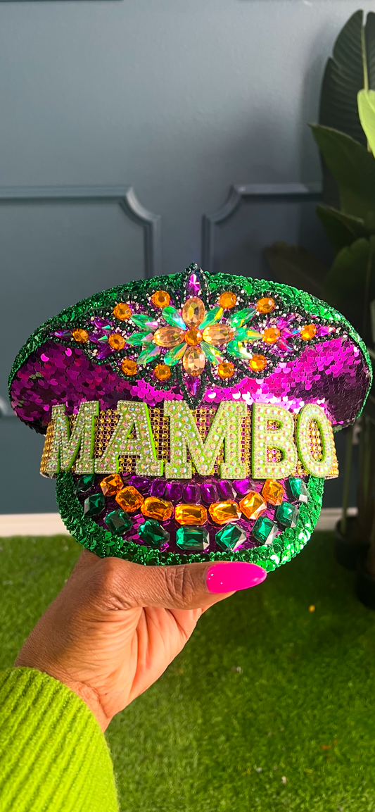 Mardi Gras Mambo Captain Hat