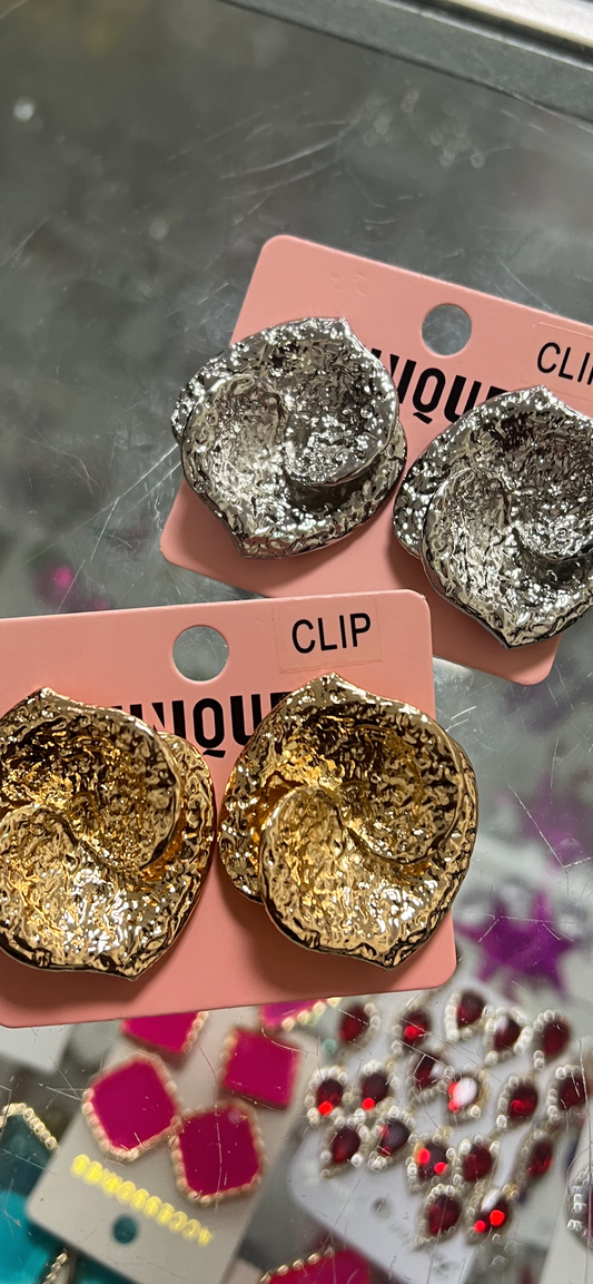 Clip On Bud Earrings (2 colors)