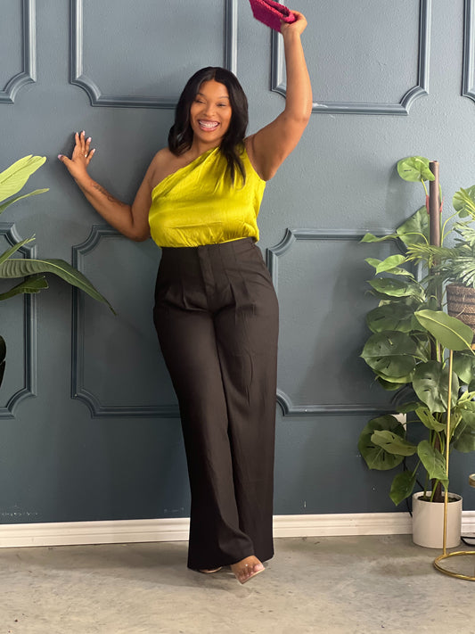 Spring In Bodysuit-Citron