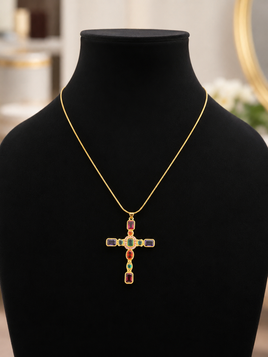 Multi Cross Necklace Alc